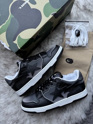 BAPE Skate Sta Gradient Sneaker | Schwarz | Größe UK9 US10 43 | SK8 A Bathing Ape