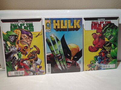 Fall of the HULKS #1 One-Shots, (2010, Marvel): Alpha & Gamma! Homage Variant 