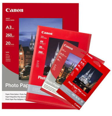 Original Canon SG-201, Semi Glossy Inkjet Photo Paper Plus, 260 g/m² Posten