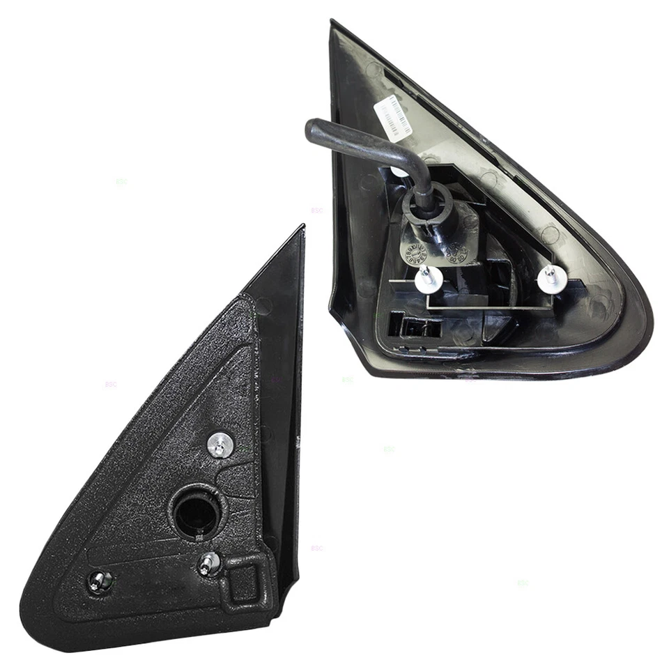 Manual Door Mirrors Set fits 95-05 Chevrolet Cavalier Pontiac Sunfire Sedan Pair - Image 3 of 3