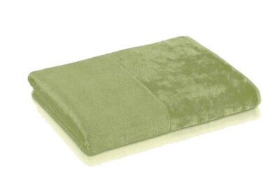 Möve BAMBOO LUXE Seiftuch Waschlappen, Farbe: 626 sage / grün - Größe: 30x30 cm