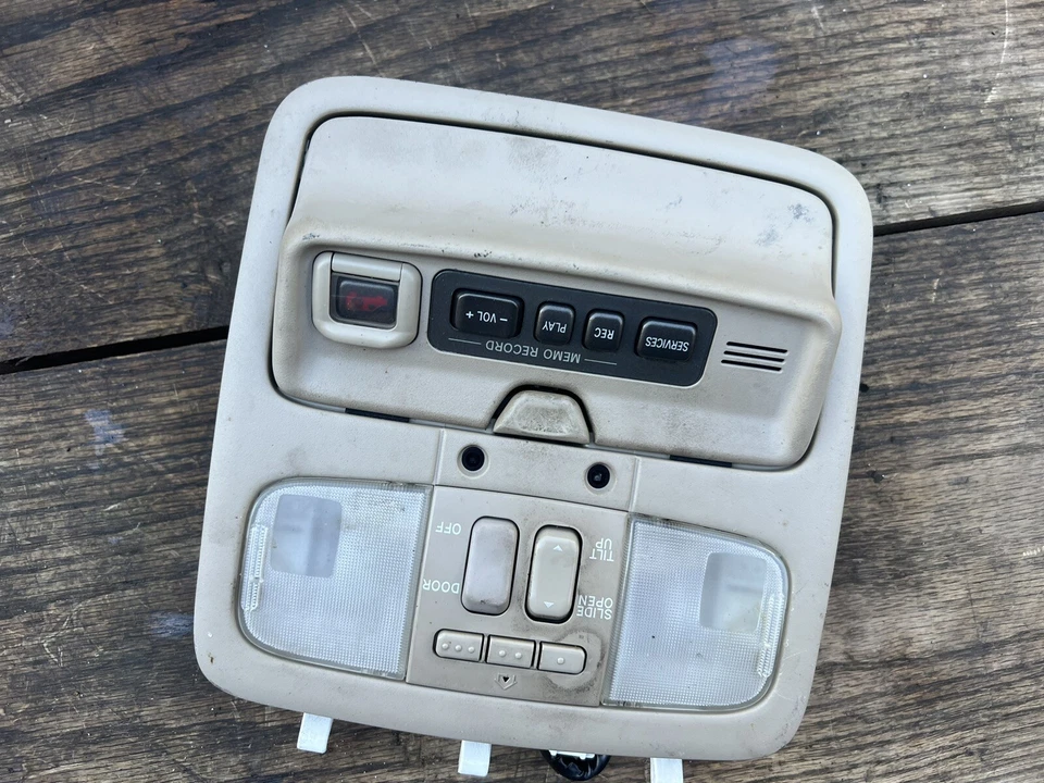 LEXUS GX470 2003-2007 consola central superior luz domo lámpara techo corredizo interruptor OEM Foto 2 de 2