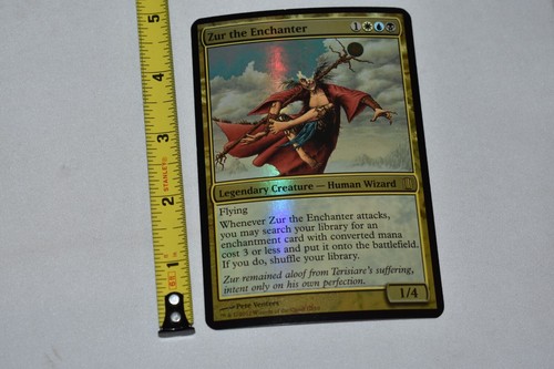 1x Oversized - Zur the Enchanter - Foil - Commander Arsenal IN TOPLOADER - Picture 1 of 4