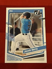 2023 Donruss Baseball Base #135 Jacob Berry - Miami Marlins