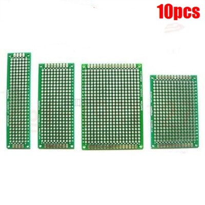 40Pcs 2X8 3X7 5X7 4X6 Cm Each 10Pcs Double-Side Prototype Pcb Board Ic New ki
