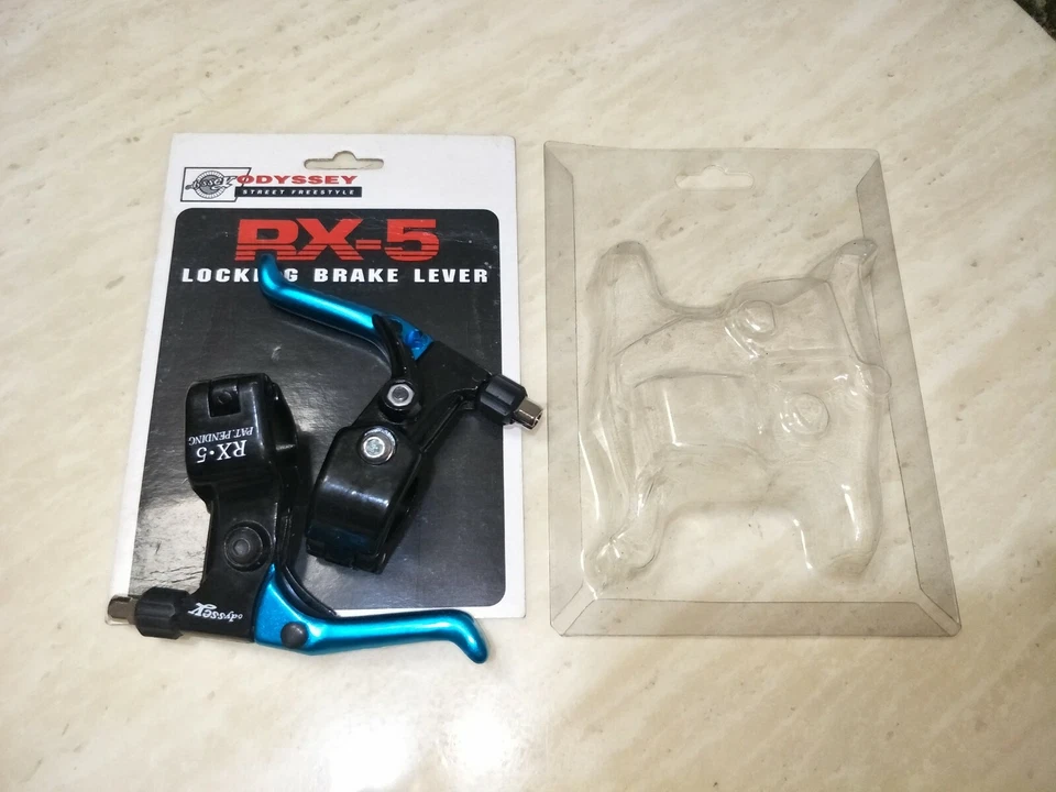  Palanca de freno de bloqueo Odyssey RX-5 Street Freestyle vieja escuela nueva en caja azul Foto 2 de 4