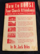 How to Boost Your Church Attendance by Jack Hyles (Zondervan, 1976) Paperback