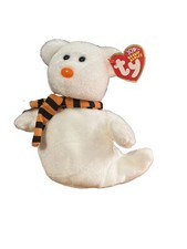 TY Beanie Baby - QUIVERS the Ghost Bear (6.5 inch) - MWMTs Stuffed Animal Toy