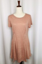 Very J Dusty Pink T-shirt Dress Medium