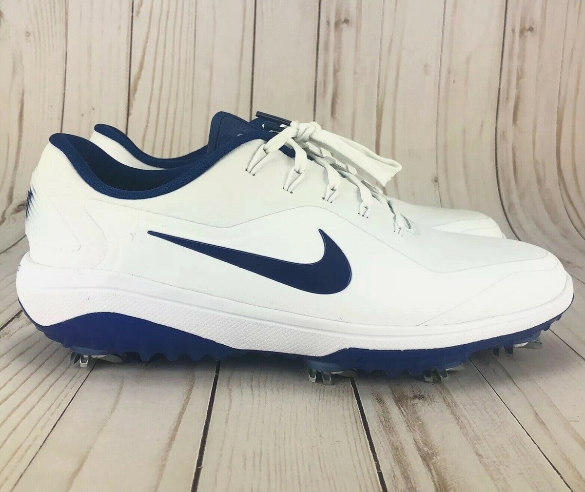 NIKE - NIKE ナイキ リアクトヴェイパー2 ゴルフシューズ ブルー 27cm Nike React Vapor 2 Golf Shoes Soft Spikes White Indigo Force