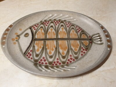 KMK Kupfermühle grosse Fleischplatte Dekor Agave 35,3 x 25,6 cm - neuwertig -rar