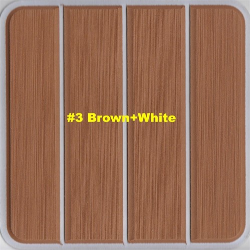 2021 Monterey 255SS Swim Platform Cockpit Mat Boat EVA Foam Teak Flooring Pad - Foto 16 di 24