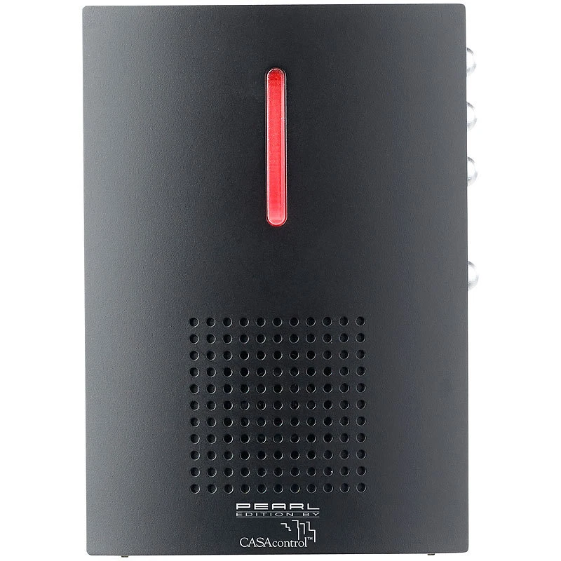 Funk-Türklingel, Licht- & Ton-Signal, 100 m Reichweite, IPX4, schwarz - Bild 4 von 4