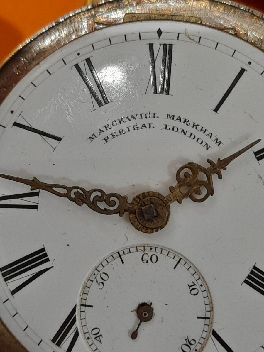 Rare Markwick Markham Perigal London Serviced Pocket Watch 429