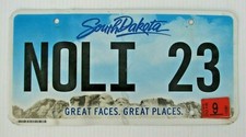 SOUTH DAKOTA GRAPHIC VANITY AUTO LICENSE PLATE 