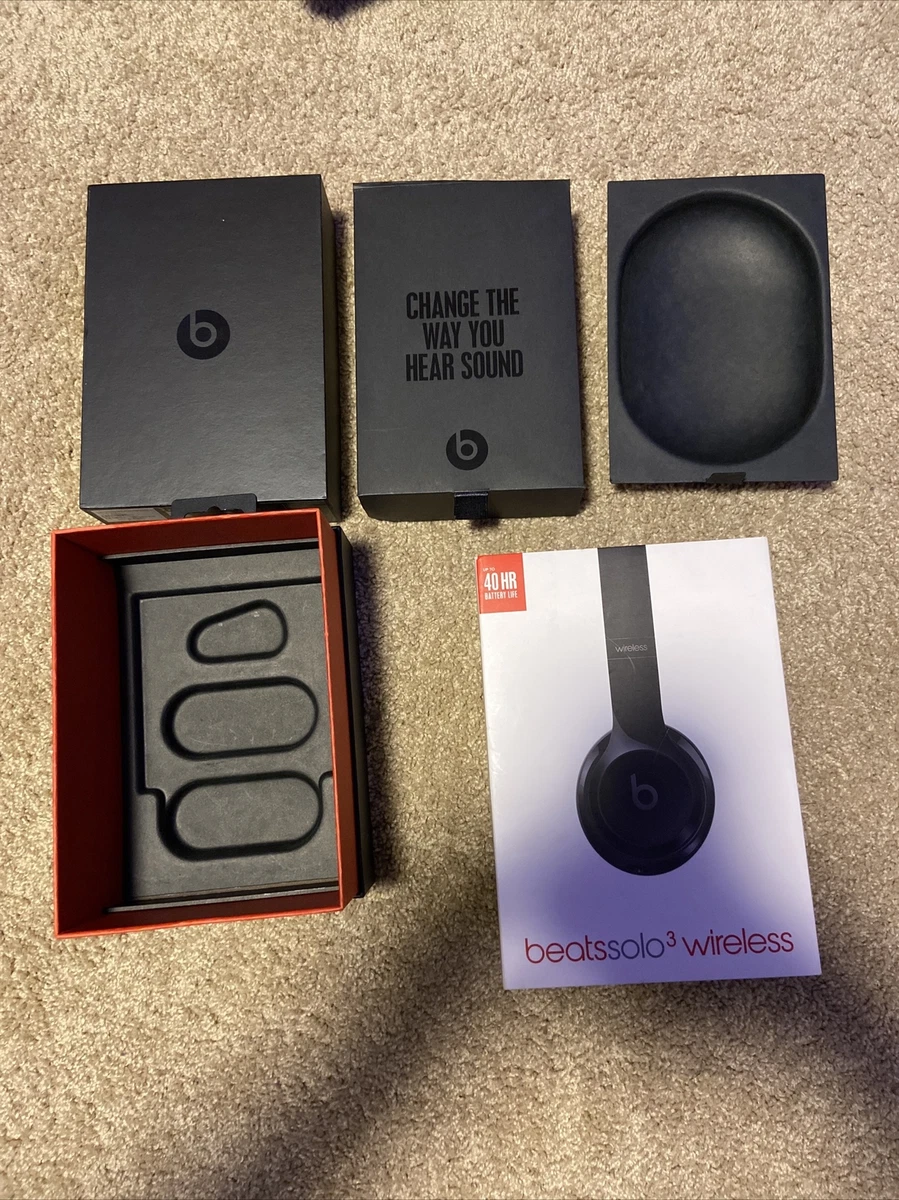 EMPTY BOX Beats Solo3 Headphones Special Black - * ONLY * | eBay