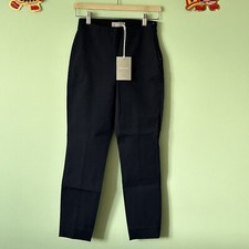 NEW Everlane Navy Blue Side-Zip Work Pants Office Business Casual size 0 NWT