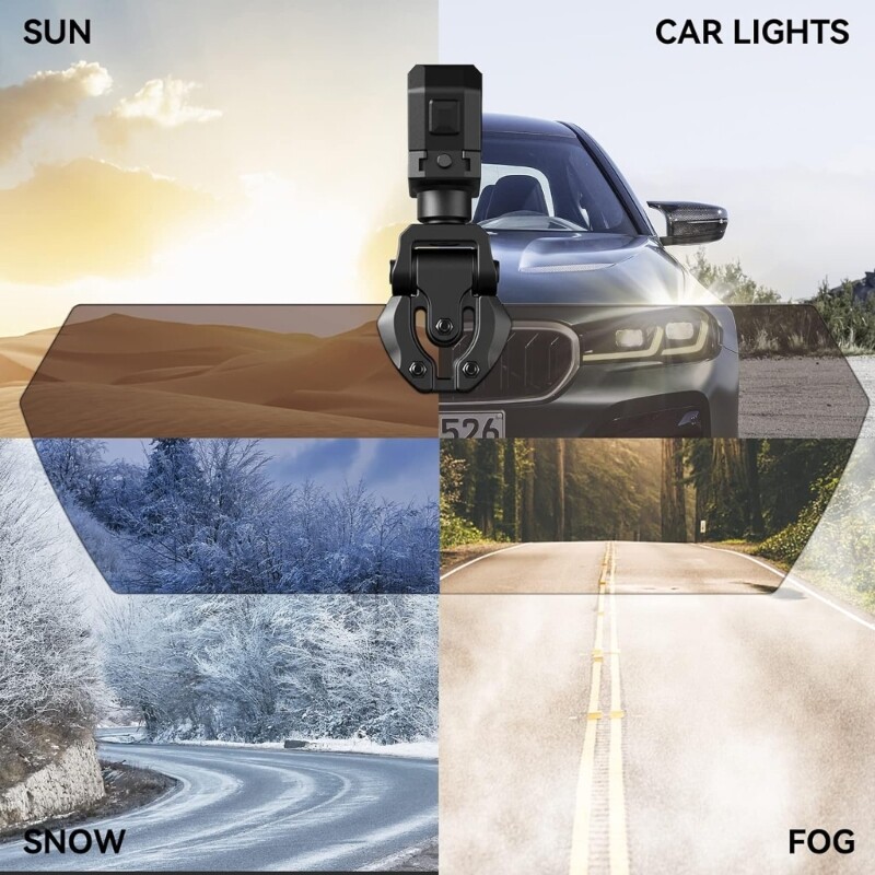 UTV Sun Visor Universal UTV Accessory AntiGlare Polarized Sun