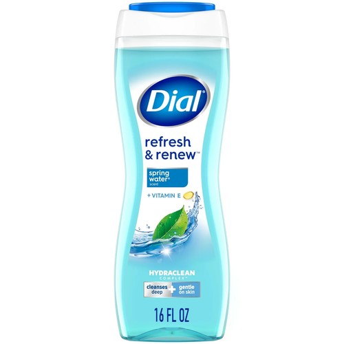 Dial Body Wash, Refresh & Renew Spring Water, 16 fl oz