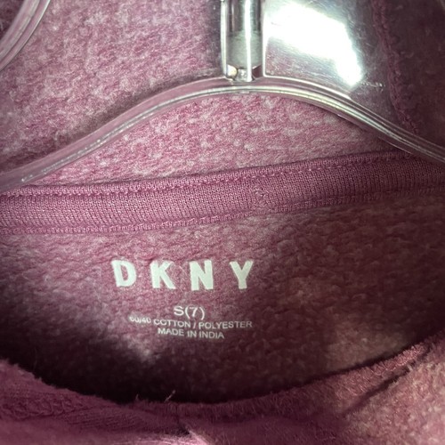 DKNY JEANS HOOD LONG SLEEVES GIRLS SWEATER SZ-S 7 - Picture 5 of 6