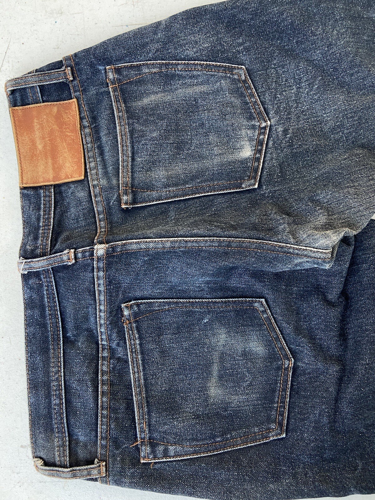 Unbranded UB201 14.5oz Selvedge Denim Men’s 32 x 31 Tapered Fit Indigo ...