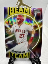 2022 Stadium Club Chrome #BT-6 Mike Trout Beam Team Angels Baseball Card