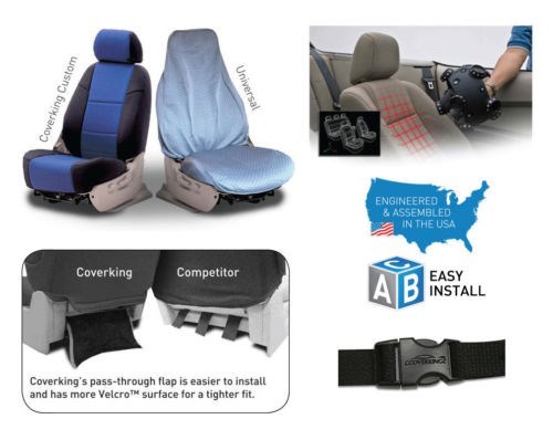 Coverking Custom Seat Covers Saddle Blanket Front Row - 4 Color Options - Bild 3 von 3