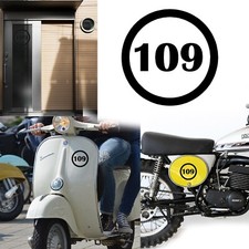 Number 109 v1, Sticker Vinyl