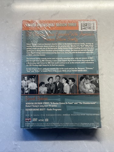 Father Knows Best: Season Three (DVD, 1956)NEW SEALED - Picture 3 of 11