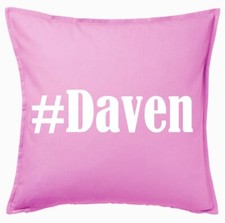 #Daven Kissenbezug Pink Ich Liebe Daven 110896