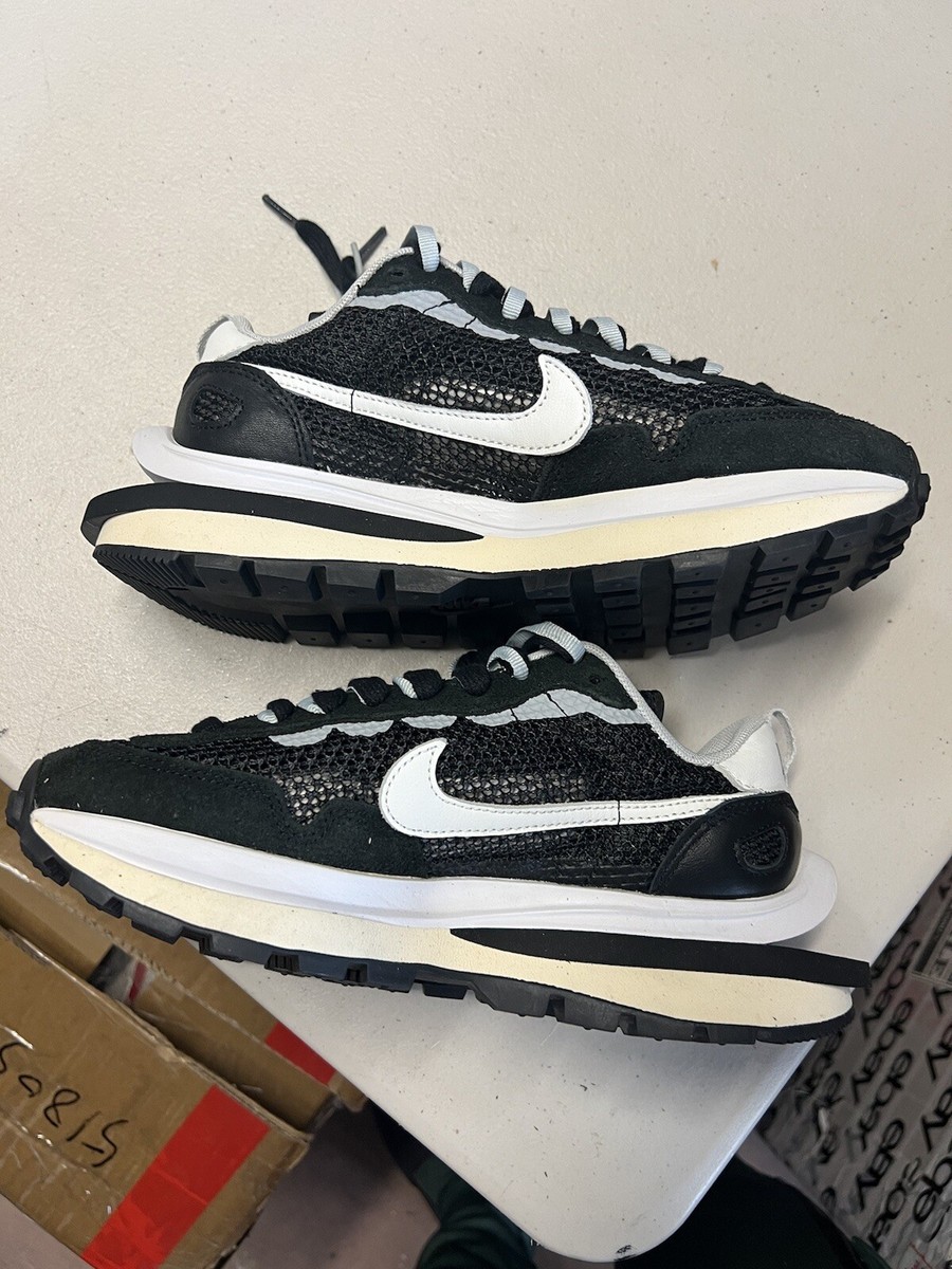 NEW Nike Vaporwaffle Sacai Black White - Size 5.5 (No Box) | eBay