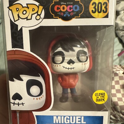 Funko Pop! Vinyl: Pixar - Miguel Rivera Glow In The Dark 303 Mint