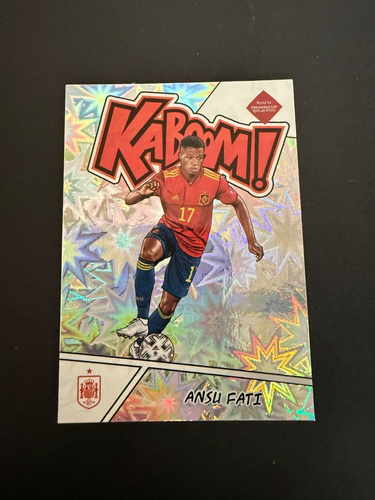 2021 Panini Donruss Road To Qatar Lionel #9 Ansu Fati Kaboom!