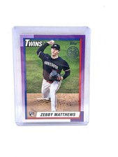 Zebby Matthews 2025 Topps 1990 Topps Baseball 35th Anniversary Twins