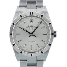 Rolex Air King 14010M 34mm Silver Dial Stainless Steel 2004 Box and Papers