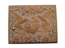 KEYPOINT 1989 VICTORIAN SCENTS Ceramic Oil Fragrance Wall Decor Humming Birds