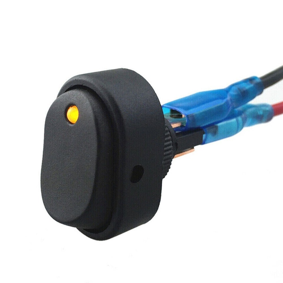 Easy Installation 4PCS12V 30A Heavy Duty Red LED Switch for Car Motor ...