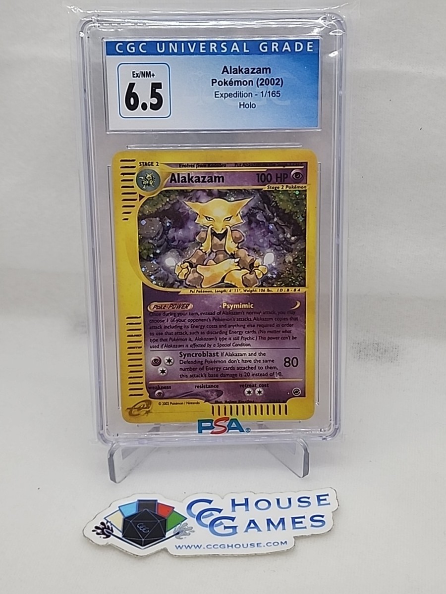 Alakazam 1/165 Holo CGC 6.5 Pokemon Expedition Base Set 2002