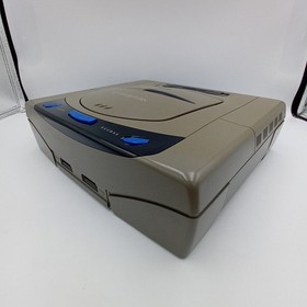 Sega Saturn HST-0004 Console Gray Boxed W/ Sonic Japanese Plz Read description
