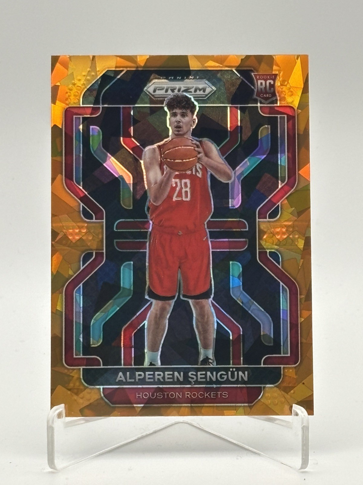 2021-22 Panini Prizm Alperen Sengun RC #318 ORANGE Ice Houston Rockets