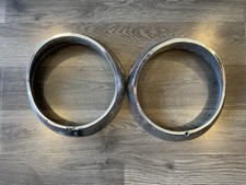 1953 - 1962 Studebaker Headlight Bezel Trim Ring Rat Rod Custom Set 1892-10 1953 - 1962 Studebaker Headlight Bezel Trim Ring Rat Rod Custom Set 1892-10