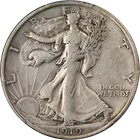 1919-P Walking Liberty Half PCGS VF30 Key Date Great Eye Appeal Strong Strike