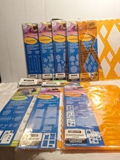 Lot of Fiskars Shape Templates 10 - Scrapbooking Assorted Shapes-Open Pkg