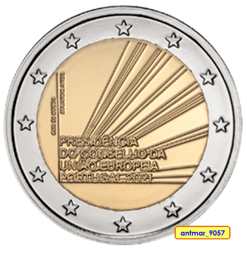 Portugal - 2 Euro Commémo 2021 - PRESIDENCE U. E. - EEC PRESIDENCY - * UNC *