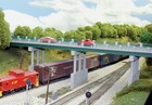 WROUGHT IRON HIGHWAY OVERPASS 150ft with PIERS - HO Scale PLASTIC KIT  NEW — photo 2