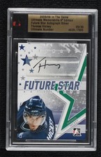 2008-09 ITG Ultimate Memorabilia 9th Edition Silver 25/30 Thomas Hickey Auto ch6