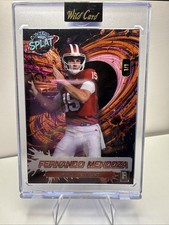Fernando Mendoza 1/1 GALACTIC Splat 2026 Wild Card Rookie Edition Red Helmet