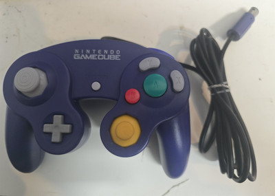 Nintendo Official GameCube Controller Blue Indigo NGC DOL-003 US SELLER