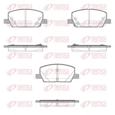 REMSA 1670.02 brake pad set, disc brake for Buick (SGM), Opel, Vauxhall