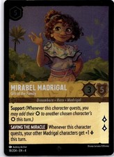 Mirabel Madrigal - Gift of the Family NM Foil Super Rare Ursula's Return Lorcana